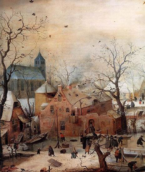 Hendrick Avercamp Winter Landscape with Skaters